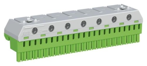 Шина заземления ABB PE 23x4+7x25 мм ZK237G 2CPX063165R9999 картинка 